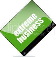 Video player for web with extreme business words