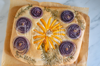 Gardenscape Focaccia Brot