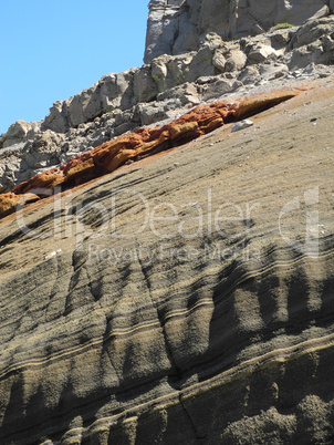 Felsen am Roque de los Muchachos, La Palma