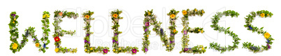 Flower And Blossom Letter Building Word Wellness