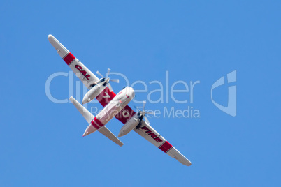 Winchester, CA USA - June 14, 2020: Cal Fire aircraft preparingt