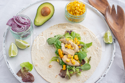 Gesunde Tortilla Wraps