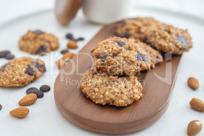 Vollkorn Schokoladen Cookies