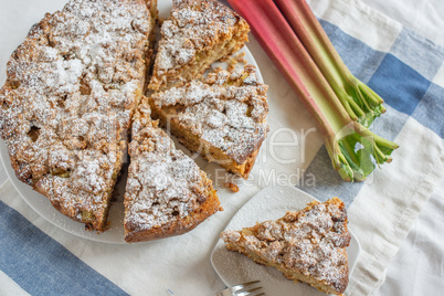 Rhabarber Kuchen