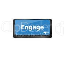 engage button on computer pc keyboard key