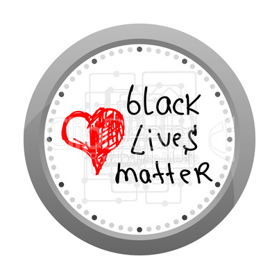 Black lives matter protest in USA to stop violence to black people. All lives matter. Fight for human right of Black People in U.S. America. Hand drawn heart.