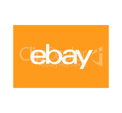 Ebay logo. Ebay is an American corporation and e-commerce company. Providing sales services. Ebay leader in e-commerce . Kharkiv, Ukraine - June 15, 2020