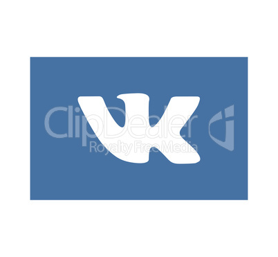 VK logo. Vkontakte is a Russian social media and networking website. VK Vkontakte app . Kharkiv, Ukraine - June 15, 2020