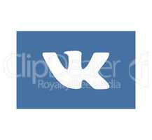 VK logo. Vkontakte is a Russian social media and networking website. VK Vkontakte app . Kharkiv, Ukraine - June 15, 2020