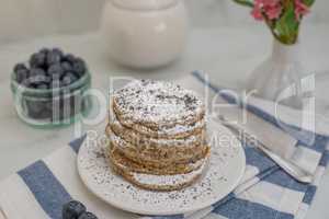 Mohn Vanille Pancakes