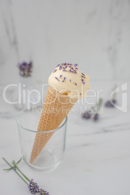 Lavendel Eiscreme