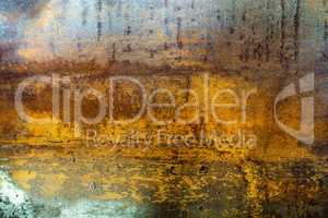 Brown Rusty Stone or Metal Surface Texture. Abstract Art Background