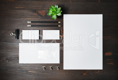 Blank stationery set