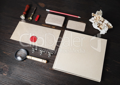 Blank stationery template