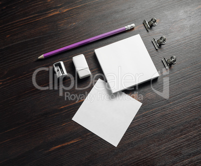 Blank stationery set