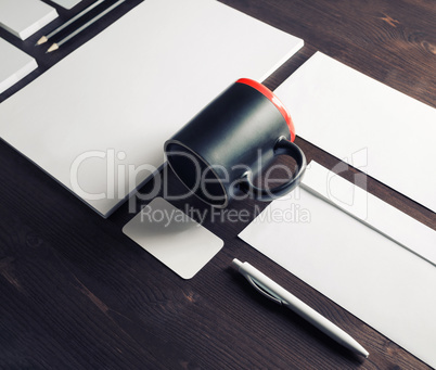 Blank corporate identity