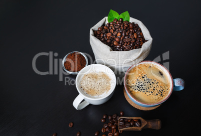 Fresh delicious coffee