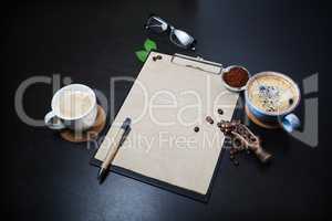 Stationery and coffee