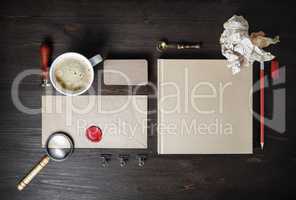 Blank kraft stationery set