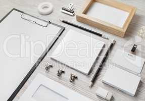 Blank corporate stationery