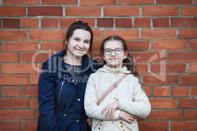 Mom and daughter