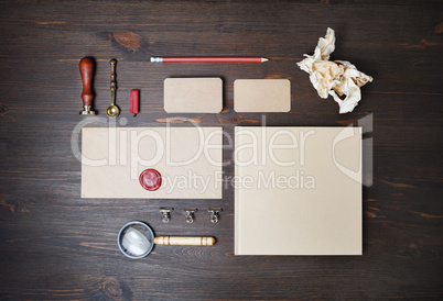 Blank corporate stationery