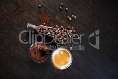 Photo of coffee espresso