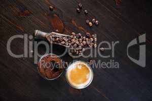 Photo of coffee espresso