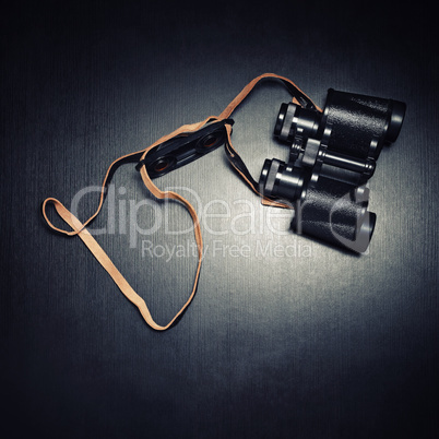 Vintage black binocular