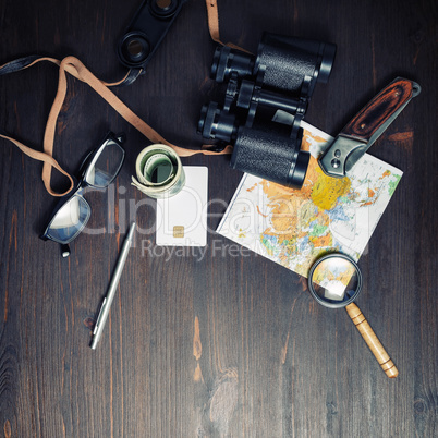 Photo of travel accessories