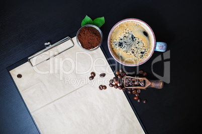 Coffee and stationery