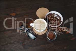 Photo of making coffee