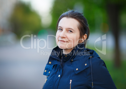 Portrait of a woman outdoors