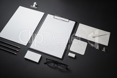 Blank stationery set