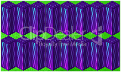 digital textile design of big block on abstract background