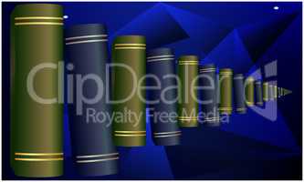 digital textile design of book on abstract background