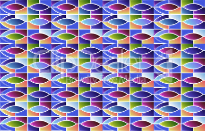 abstract background in different colors with all shapes