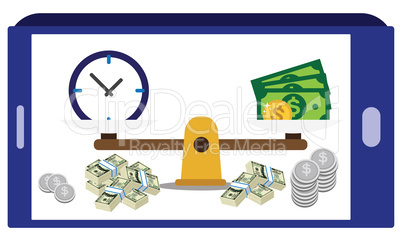 time and money is a balance in personal and business life