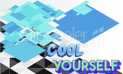 cool yourself abstract design texture