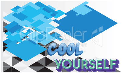 cool yourself abstract design texture