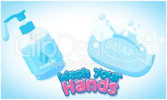 wash your hands with soap and use hand sanitizer