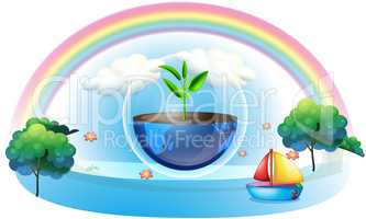 grow more trees on earth to save earth and water environment