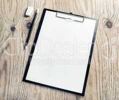 Blank stationery set