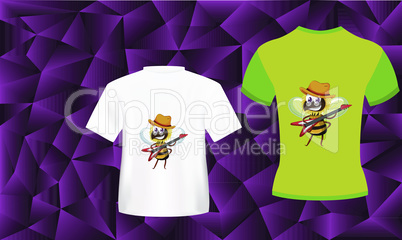 mock up illustration of male wear on abstract background