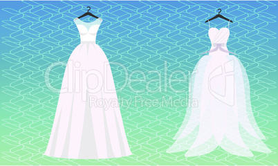 mock up illustration of fashion wear on abstract background