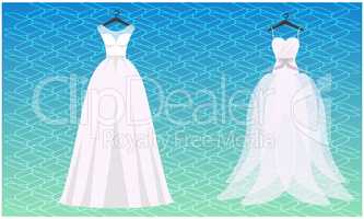 mock up illustration of fashion wear on abstract background