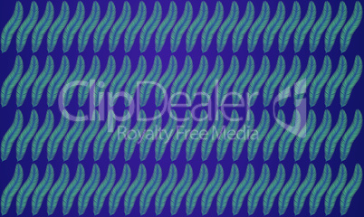 digital textile design of abstract leaves