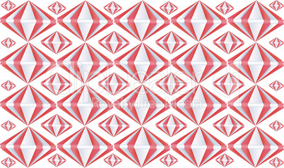 digital textile design of abstract diamond art