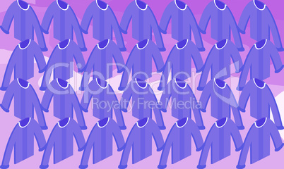 digital textile design of female fashion wear on abstract background