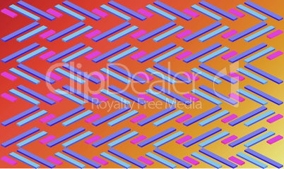 digital textile design of various bars on abstract background